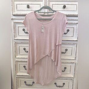 NEW* EXPRESS High/Low Light Pink Top | Size Medium